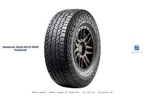 Ficha técnica Hankook 28×8.50r15 rt05 hankook